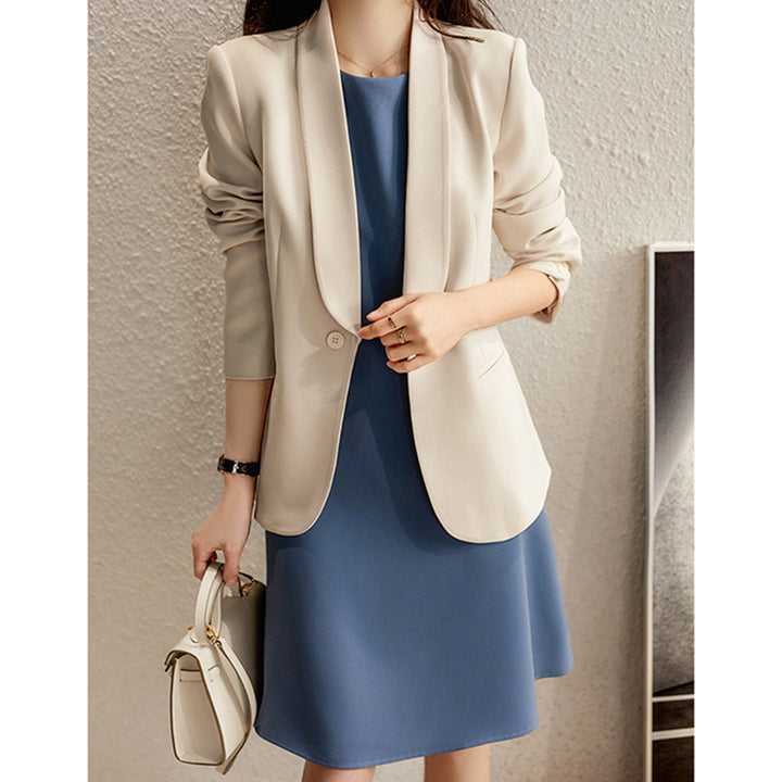 Women Stylish Single-Breasted Blazer Mune Fashion