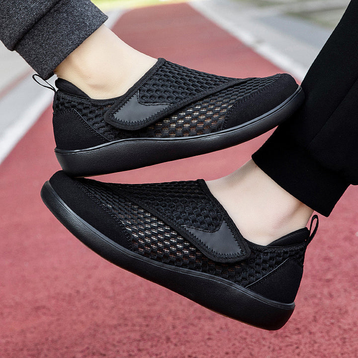 Unisex nan breathable mesh slip-ons with adjustable velcro and viscoelastic insole Mune Fashion