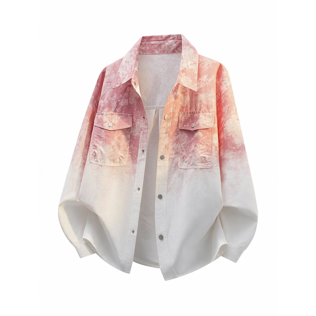 Women's Fashion Overshirt Jacket with High Collar and Patch Pockets Mune Fashion