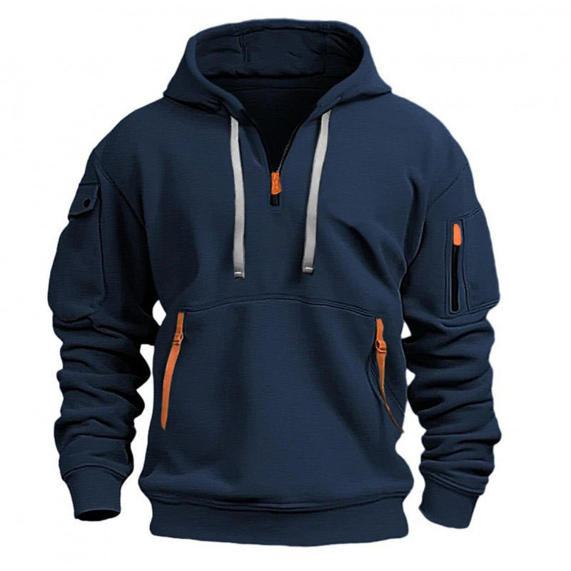 Men's Casual Hoodie with Practical Pockets Mune Fashion