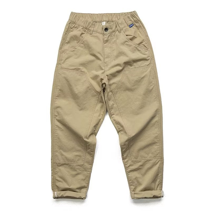 Men's Comfortable Cargo Pants with Elastic Waist and Practical Pockets Mune Fashion