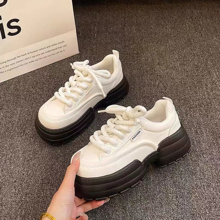 Women Chunky Sneakers with stylish tread sole and breathable surface structure Mune Fashion