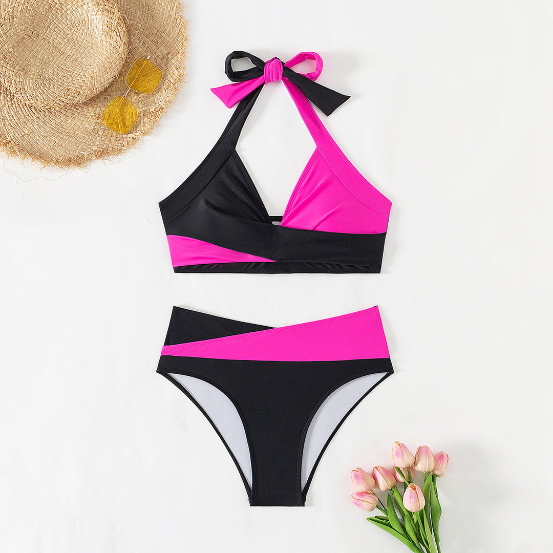 Women’s sporty high-cut bikini set with wrap design Mune Fashion