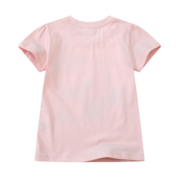 Girls T-shirt with colorful unicorn motif Mune Fashion