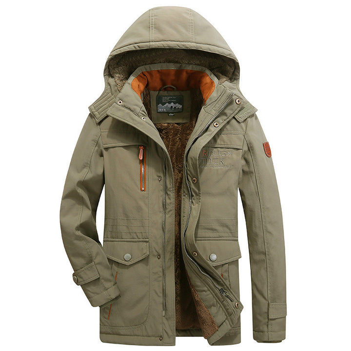 Men's Utility Parka in Expedition Style with Teddy Fleece Lining and Hood Mune Fashion