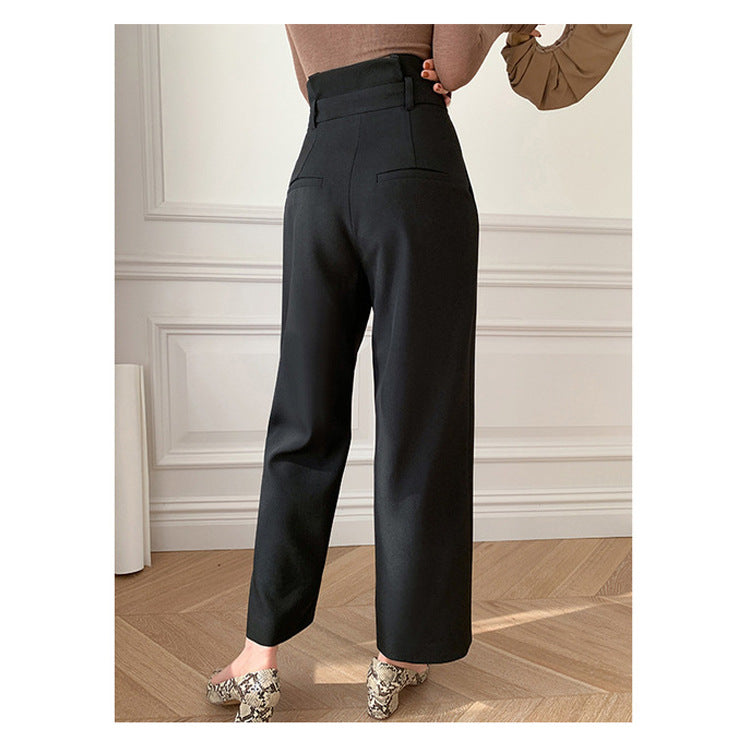 Women High-Waisted Dress Pant Mune Fashion