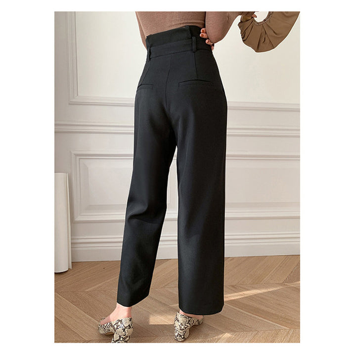 Women High-Waisted Dress Pant Mune Fashion