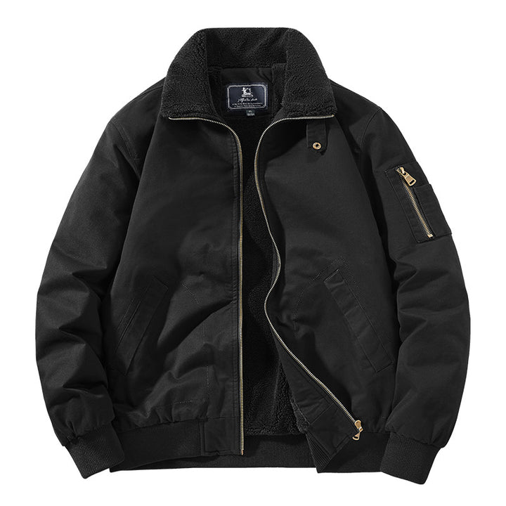 Men's Urban Blouson Jacket with Teddy Lining Mune Fashion