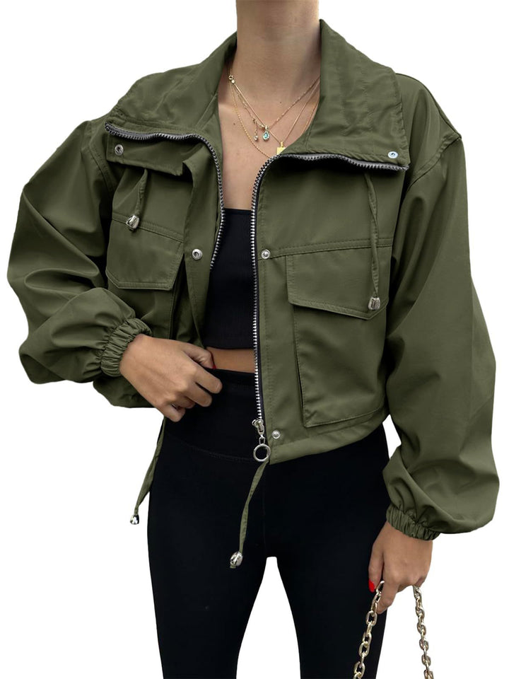 Women's fashionable and sporty short jacket