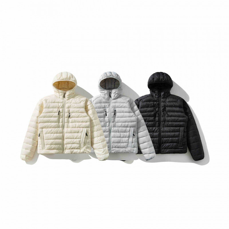 Women's ultra-light padded jacket with hood, down look and windproof outer shell Mune Fashion