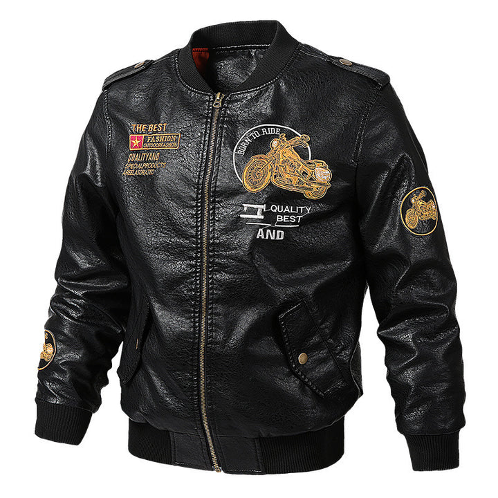Men's Elegant Biker Jacket Mune Fashion
