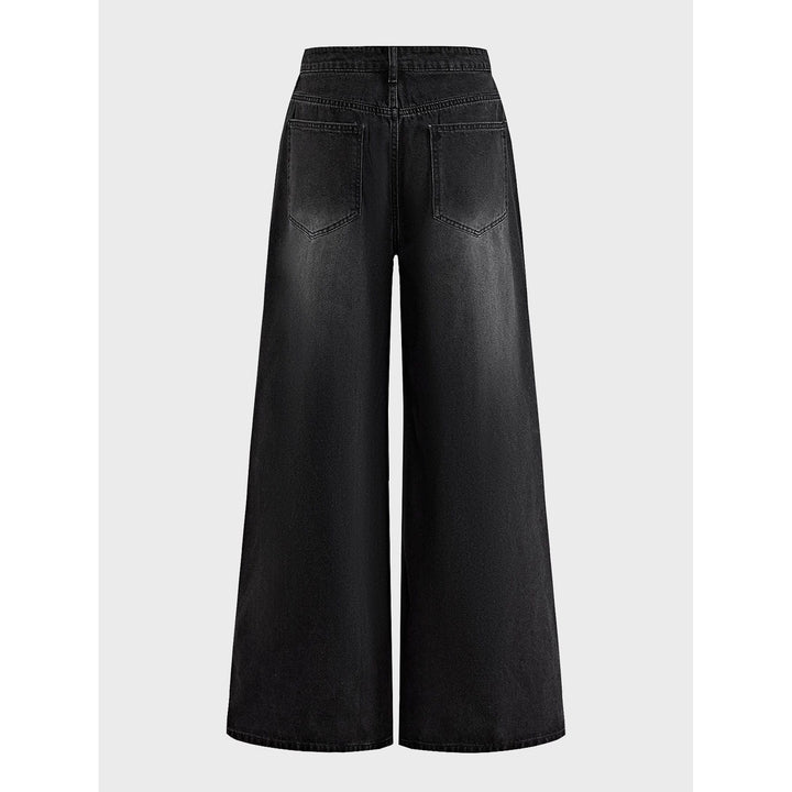 Ladies Refined Jeans with Wide Leg Mune Fashion
