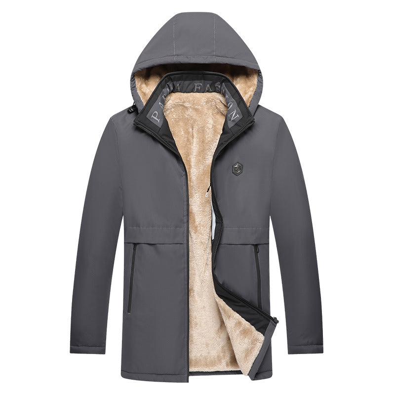 Men's sporty transitional jacket with detachable hood Mune Fashion