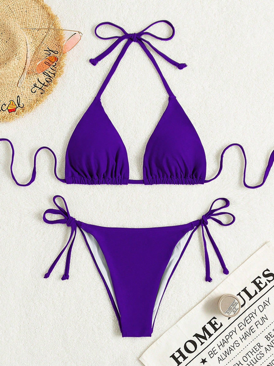 Women's triangle bikini with adjustable straps and elastic waistband Mune Fashion