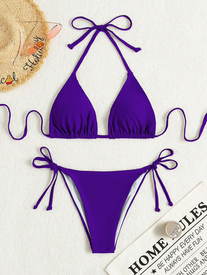 Women's triangle bikini with adjustable straps and elastic waistband Mune Fashion