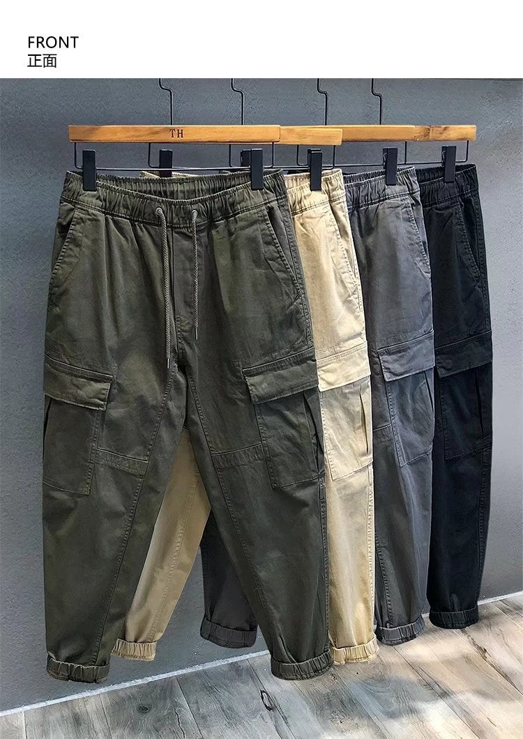 Men's cargo pants in camouflage utility style with straight leg and durable canvas Mune Fashion