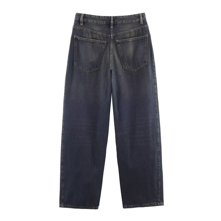 Women's wide high-waisted culotte pants with decorative seams, patch pockets and tie belt Mune Fashion