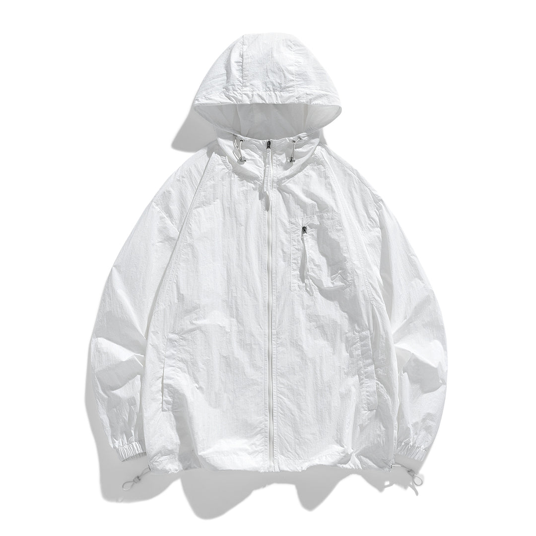 Men's Lightweight Windbreaker with Hood