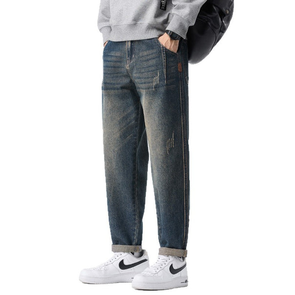 Men's Trendy Ripped Jeans Mune Fashion