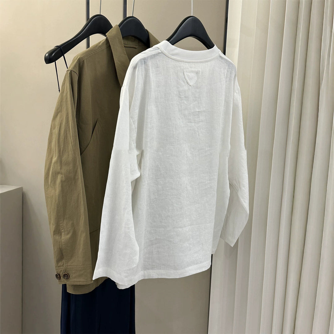 Women's Casual Linen Top Mune Fashion