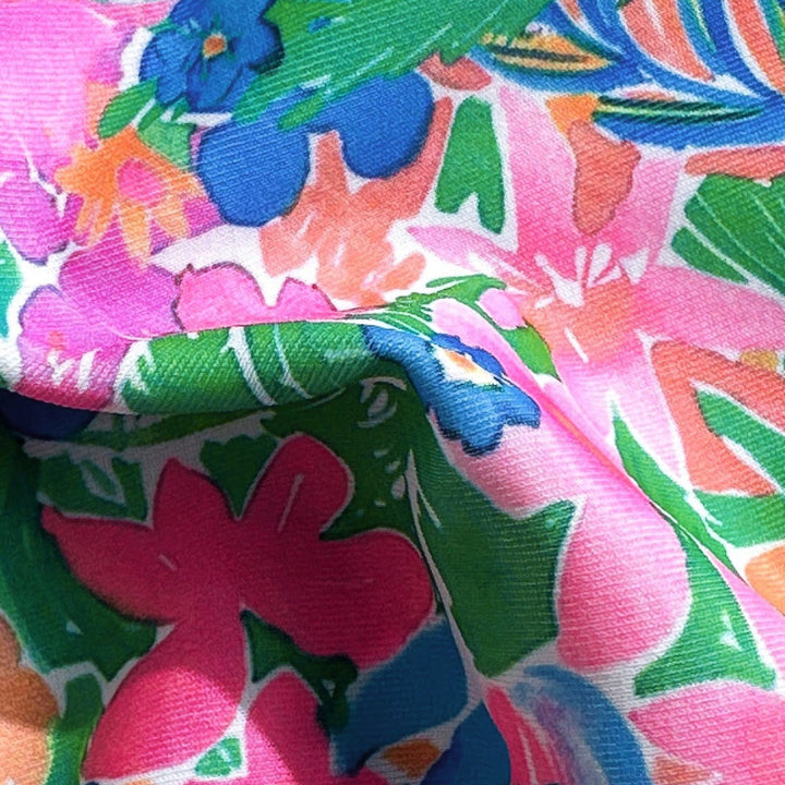 Women's Triangle Bikini with Floral Design Mune Fashion