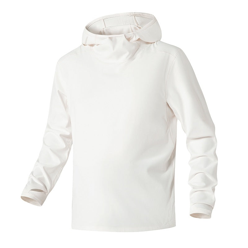 Men's Lightweight Performance Hoodie with Raglan Sleeves & Moisture-Regulating Functional Fiber Mune Fashion