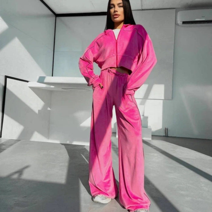 Women's Sporty Cropped Training Set Mune Fashion