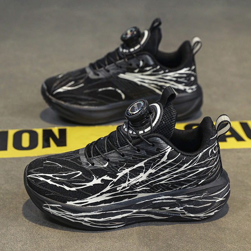 Unisex eye-catching platform sneakers with quick adjustment system and sculpted wave sole Mune Fashion