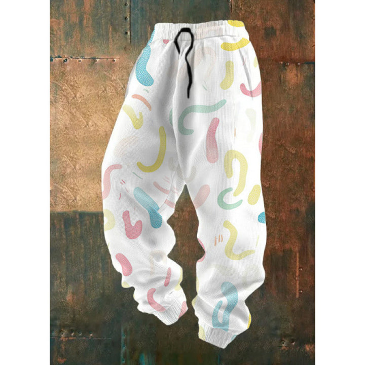 Women's Comfortable Leisure Pants with Creative Print Mune Fashion