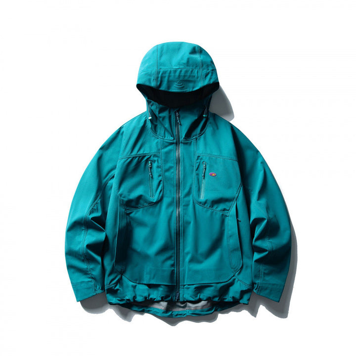 Unisex Lightweight Softshell Outdoor Jacket with Adjustable Hood, Water-Repellent Membrane, and Ergonomic Breast Pockets Mune Fashion