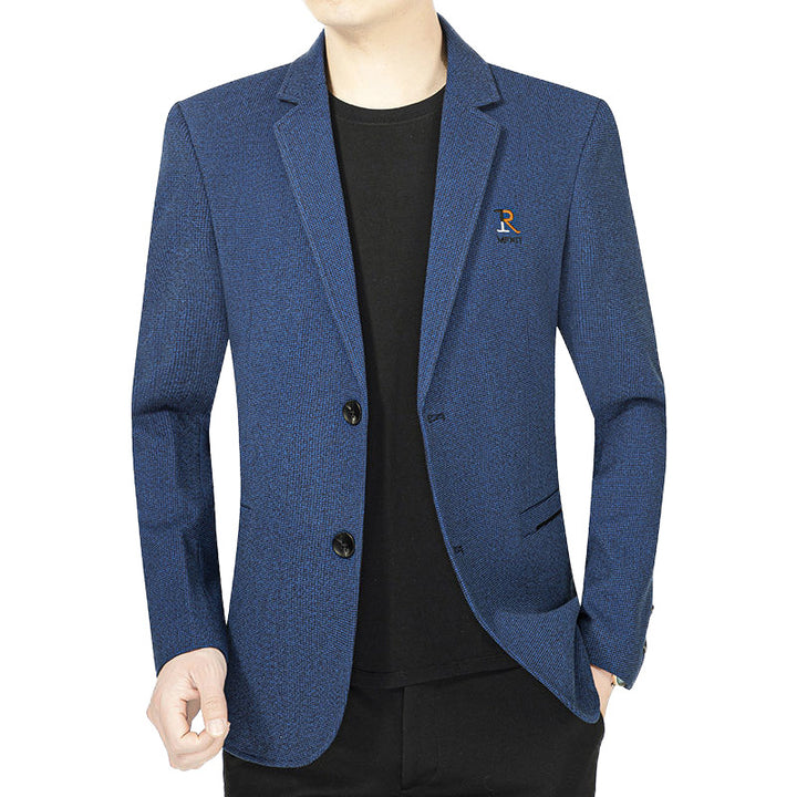 Men's Slim Fit Blazer with fine structure and classic button placket Mune Fashion