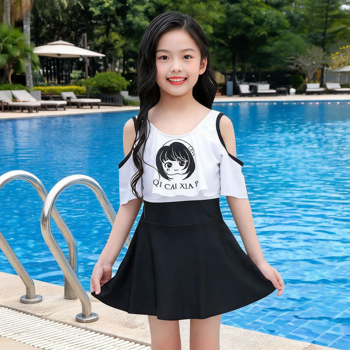 Girls Sporty Swimwear Mune Fashion