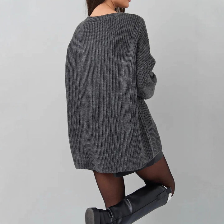 Women's Patterned Oversized Sweater