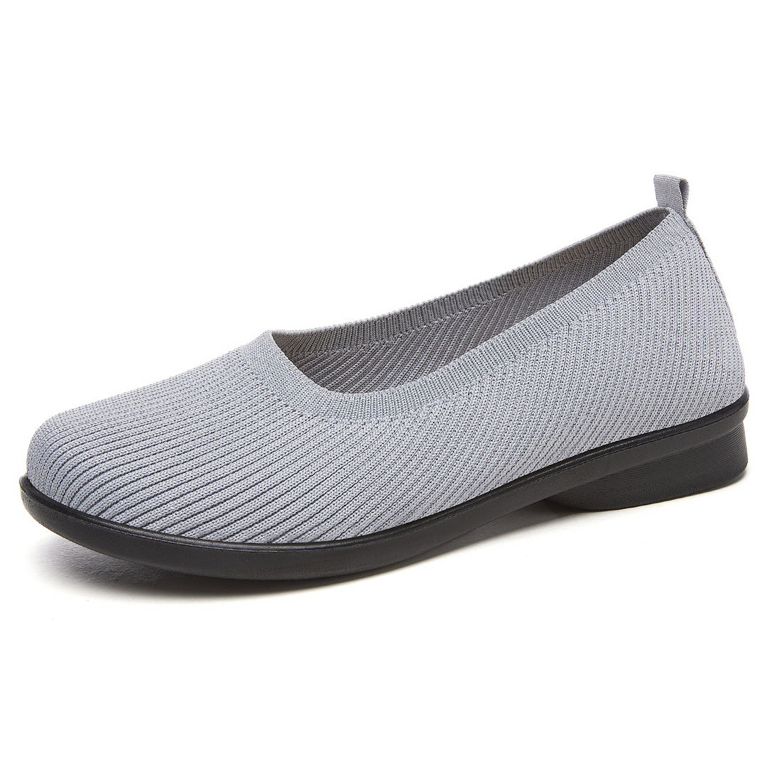 Women’s seamless comfort ballerina made of technical knit with ergonomic memory footbed and flexible profile sole Mune Fashion