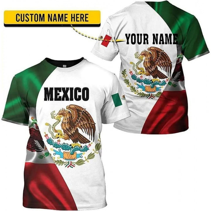 Unisex nan customizable fan jersey with back print, breathable functional fabric and Mexico crest Mune Fashion