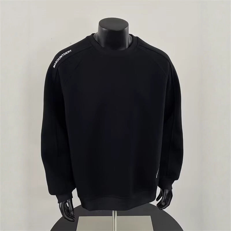 Men's Stylish Sweatshirt with Shoulder Patch Design Mune Fashion