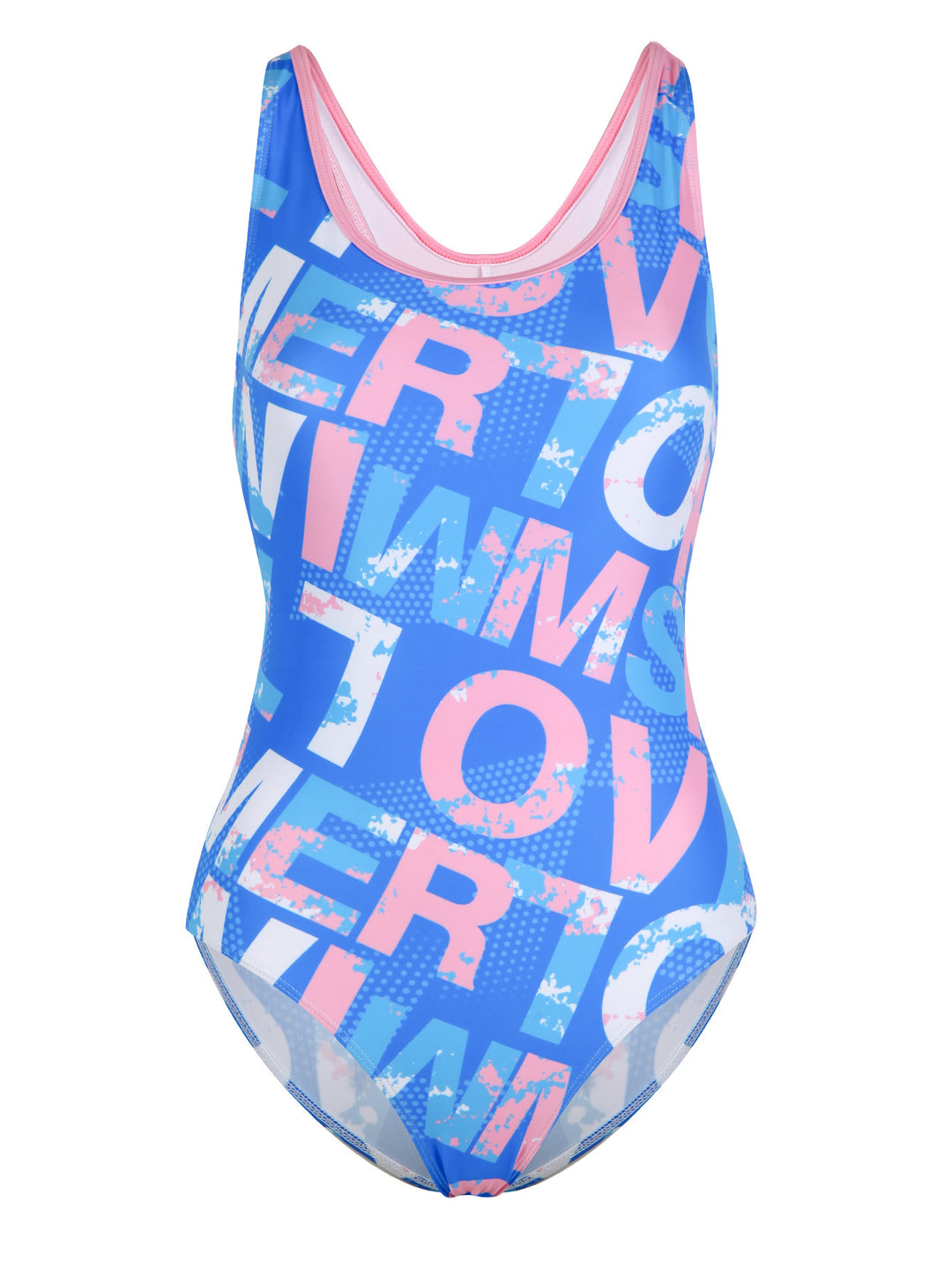 Women's One-Piece Sport Swimsuit with Graphic Print Mune Fashion