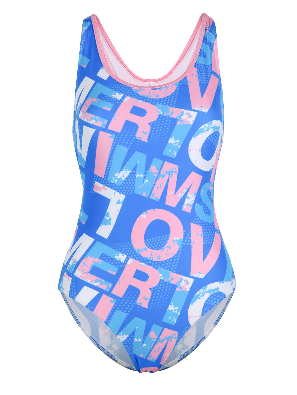 Women's One-Piece Sport Swimsuit with Graphic Print Mune Fashion