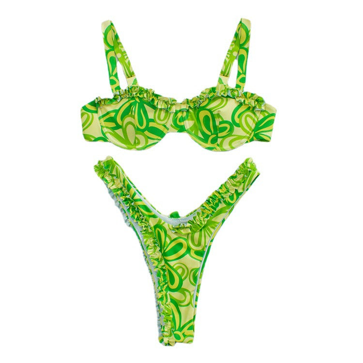 Women Refined Ruffled Bikini Mune Fashion