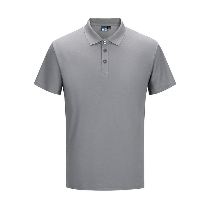 Men's easy-care short-sleeve polo made of cotton blend with piqué structure and three buttons Mune Fashion