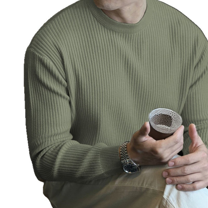 Men's Moderate Ribbed Sweater Mune Fashion