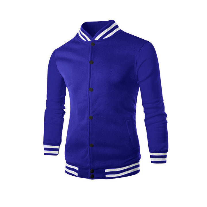 Men's nan college cardigan in retro look with ribbed collar, snap button closure and side pockets Mune Fashion
