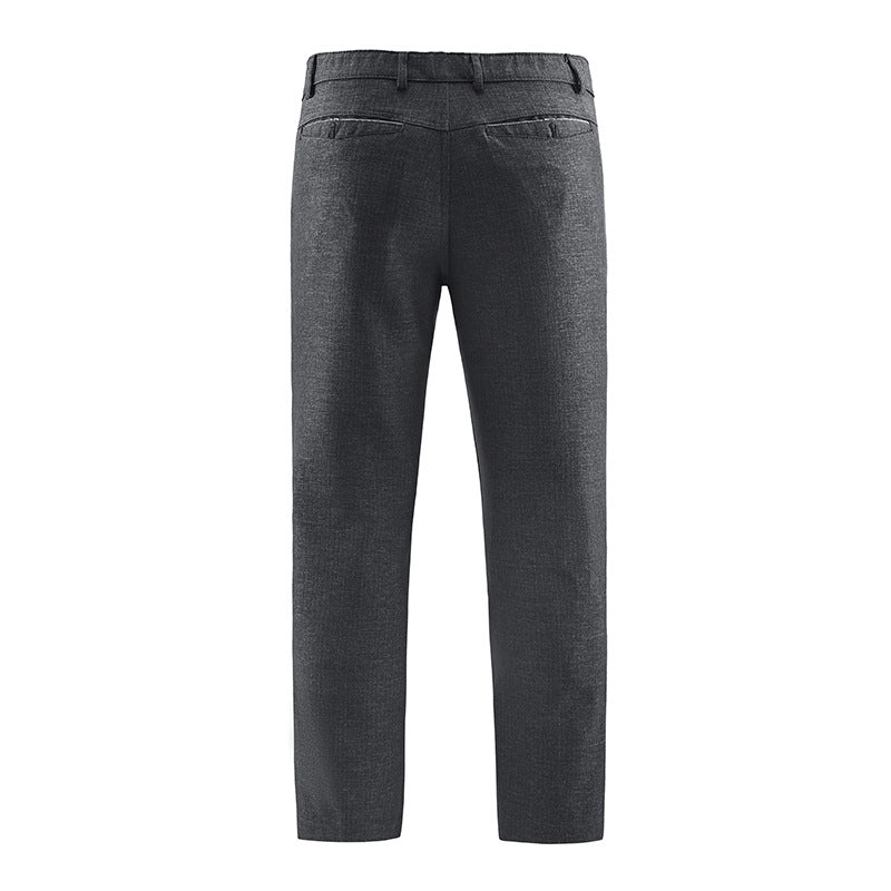 Men's tailored chinos with straight leg, belt loops & welt seam Mune Fashion