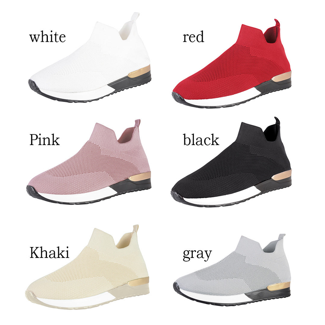 Women's sock sneaker with knitted upper and wedge sole Mune Fashion