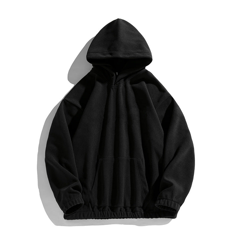 Unisex Oversize Fleece Hoodie with elastic hem and applied kangaroo pocket Mune Fashion