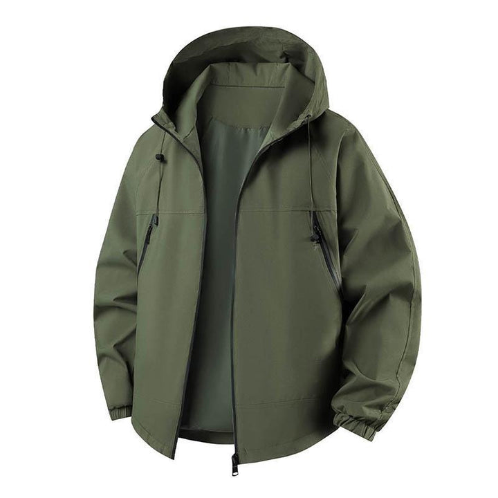 Men's Lightweight Outdoor Jacket with Adjustable Hood Mune Fashion