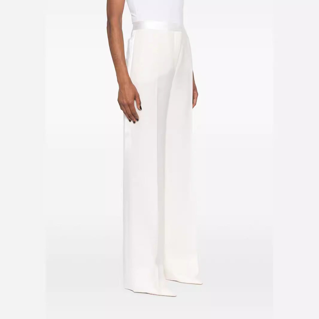 Women’s Palazzo Pants with High Waist and Wide Leg Cut Mune Fashion