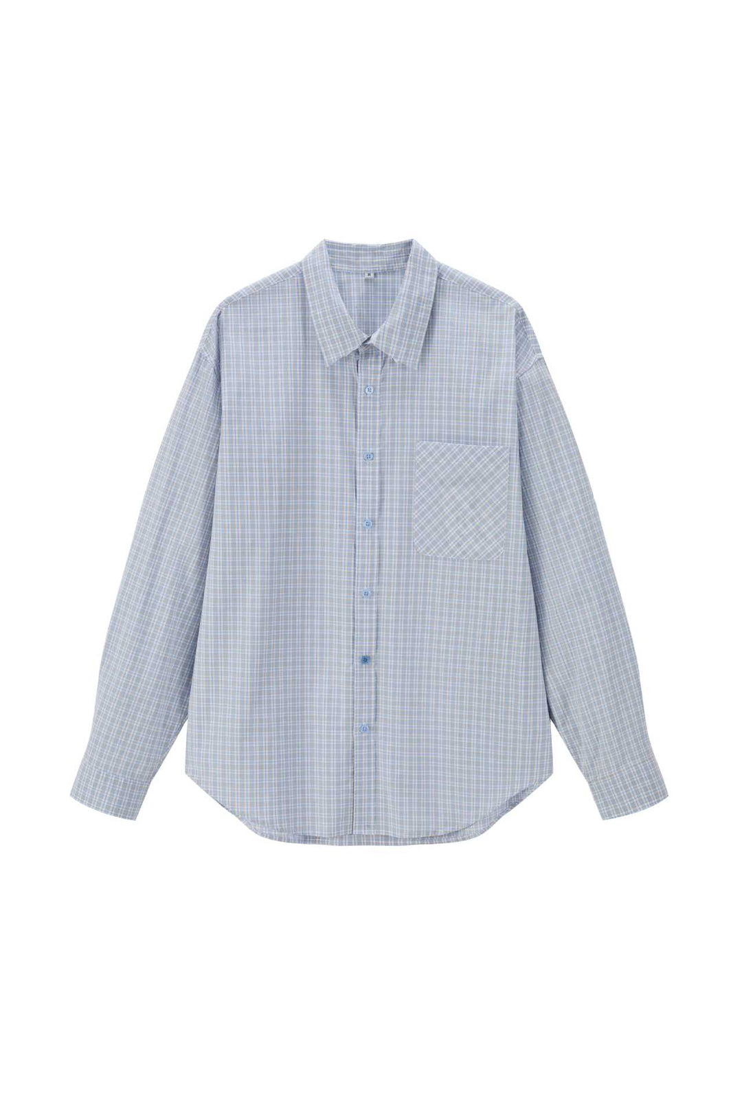 Unisex Oversized Check Shirt with Boxy Cut and Applied Chest Pocket Mune Fashion