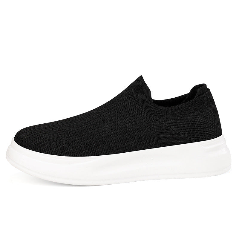 Unisex nan breathable knit casual shoe with sock-like shaft and non-slip sole Mune Fashion