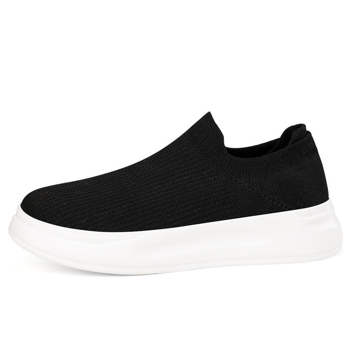 Unisex nan breathable knit casual shoe with sock-like shaft and non-slip sole Mune Fashion
